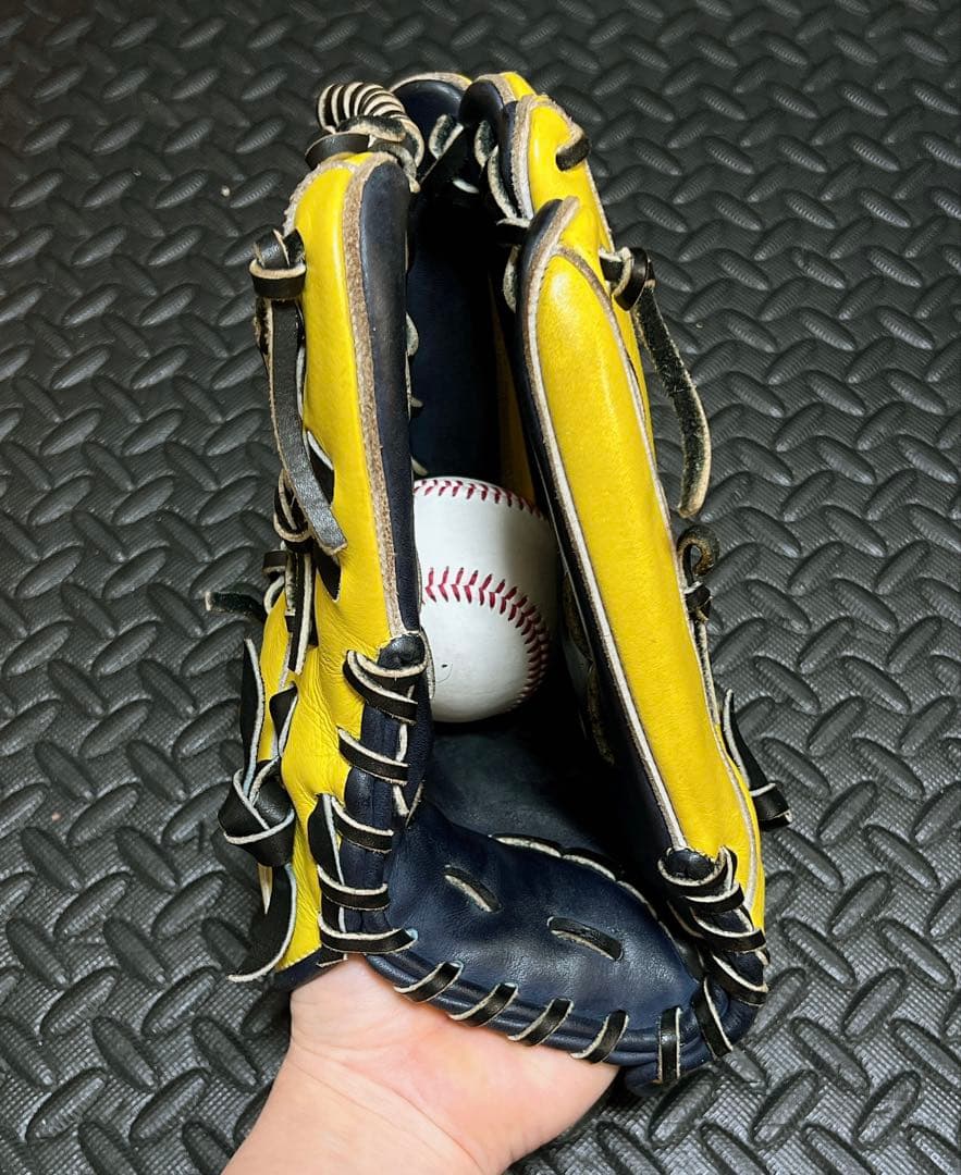 日本製 ミズノプロ オプション オーダー 軟式 外野用 グローブ