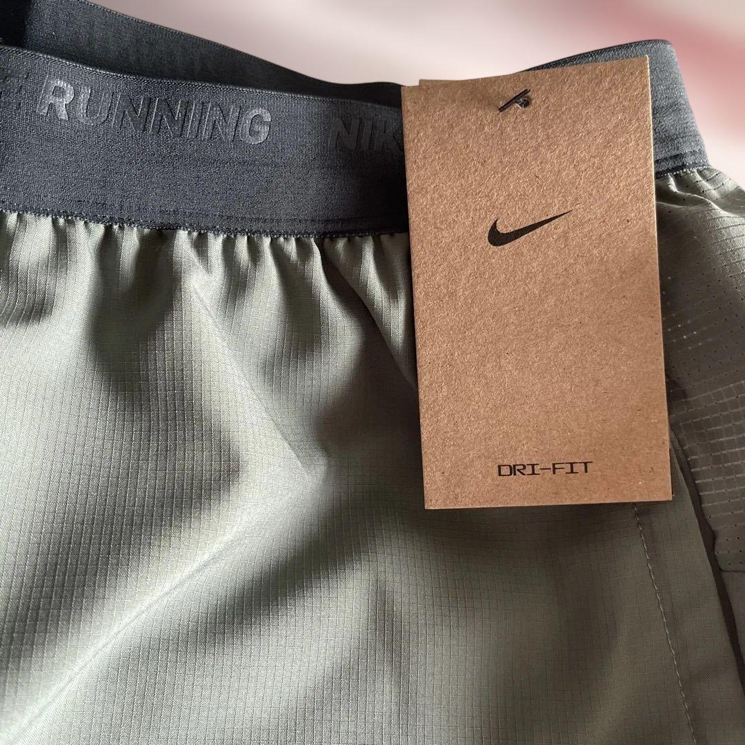 新品タグ付き　Nike EK ランニングショーツ モスグリーン　Mサイズ