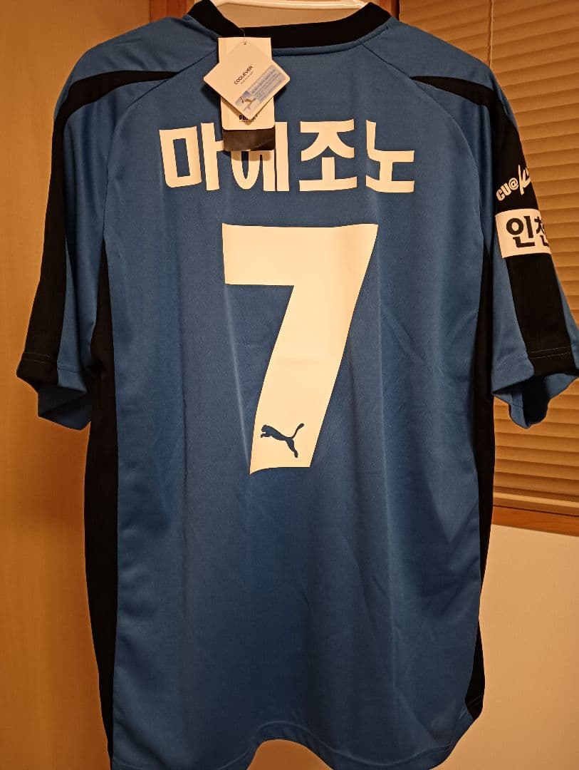 未使用　前園真聖　2004 仁川ユナイテッド　XL　ユニフォーム