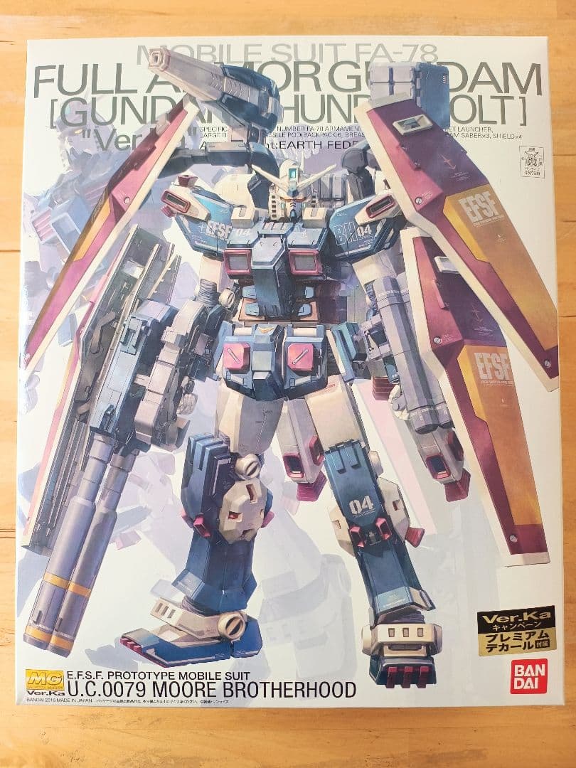 【プレミアムデカール付未組立】MG フルアーマーガンダム＆サイコザクVer.Ka