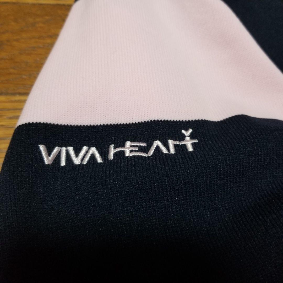 VIVA HEART ジップアップジャケット ネイビー/ピンク　サイズ40