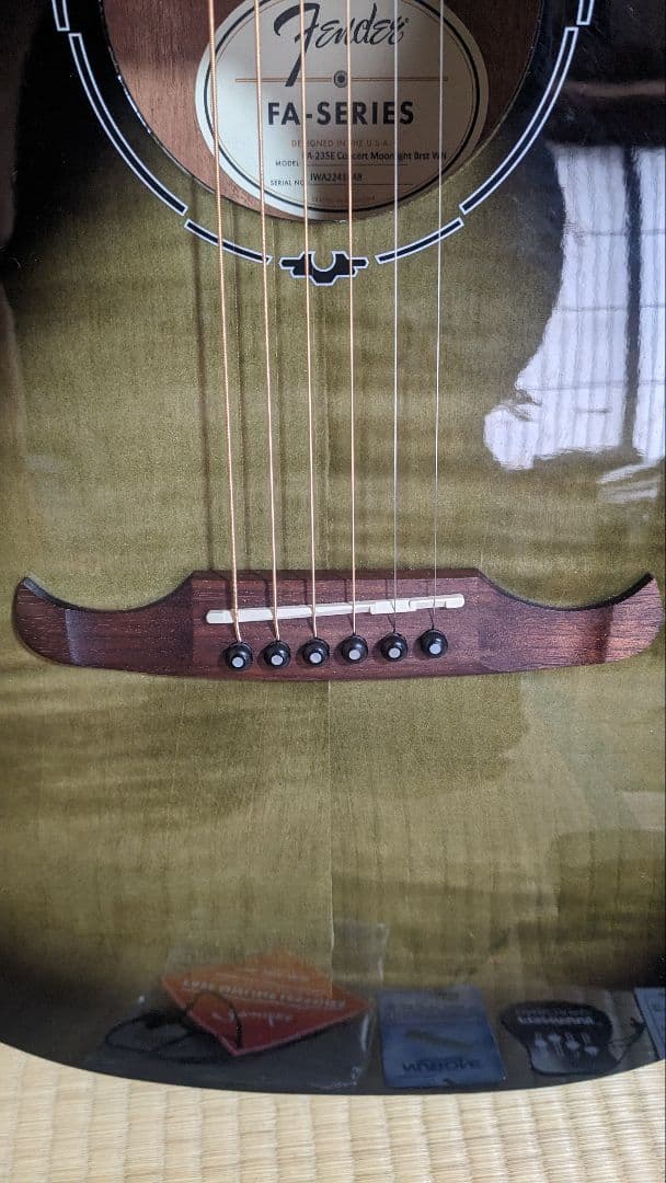 Fender FA-235E Moonlight Brust エレアコ アコギ