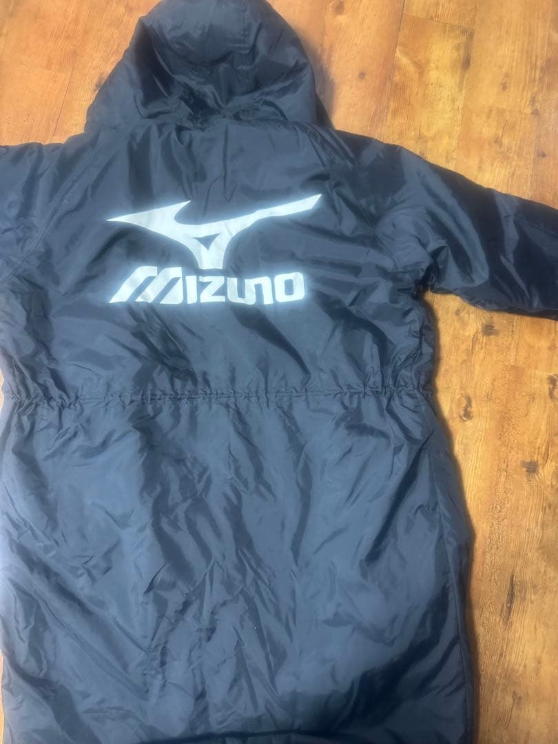 新品自宅保管✨Mizuno JASPO ベンチコート ブラック Lサイズ　ボア