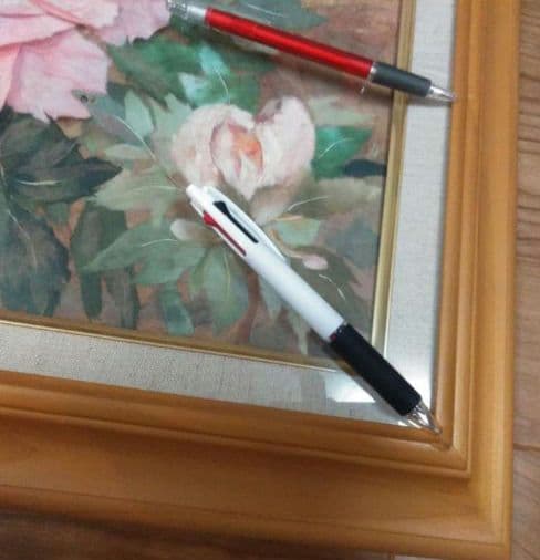 和紙ちぎり絵　額入り