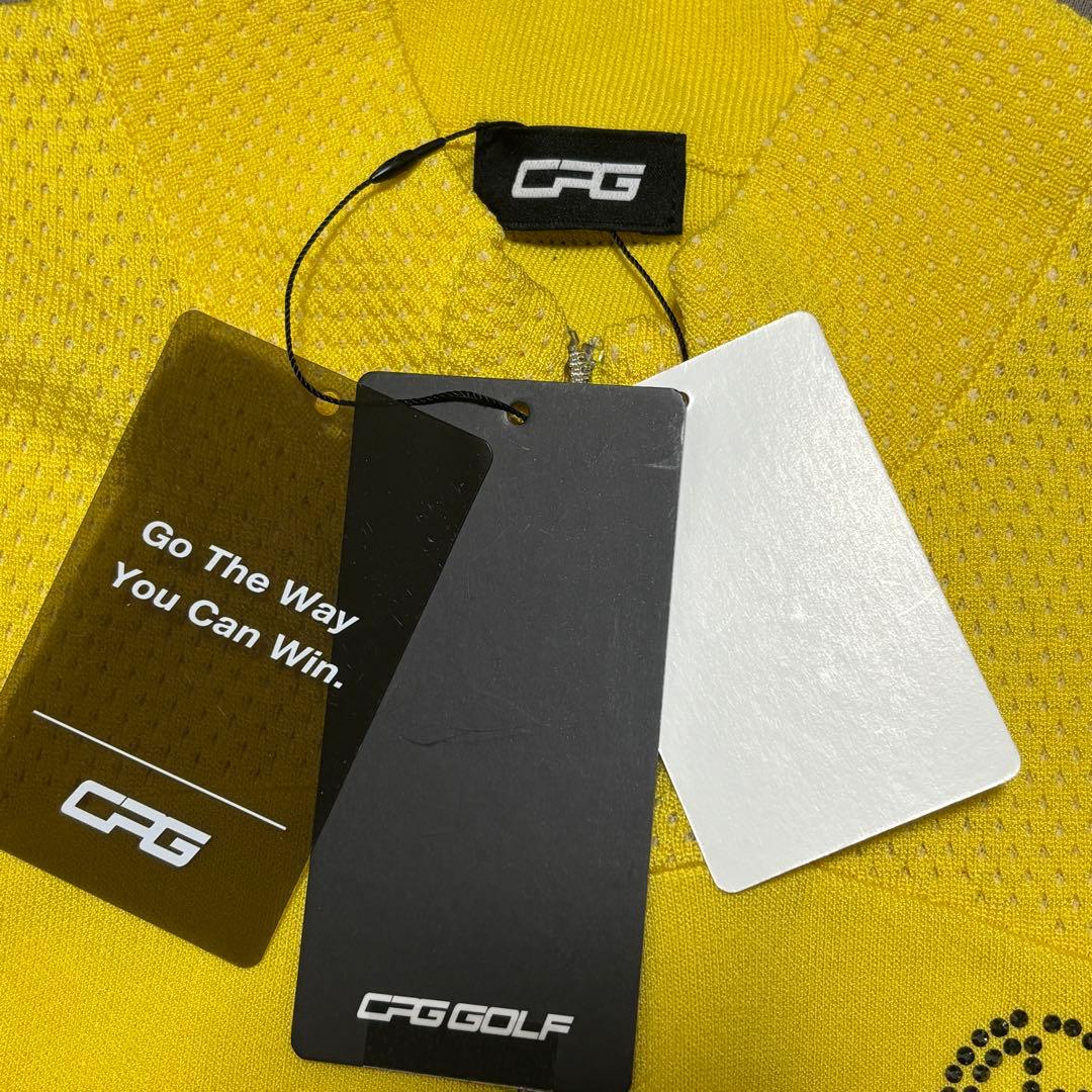 CPG GOLFジーピージー メッシュニットベスト&スカート上下セットアップ M