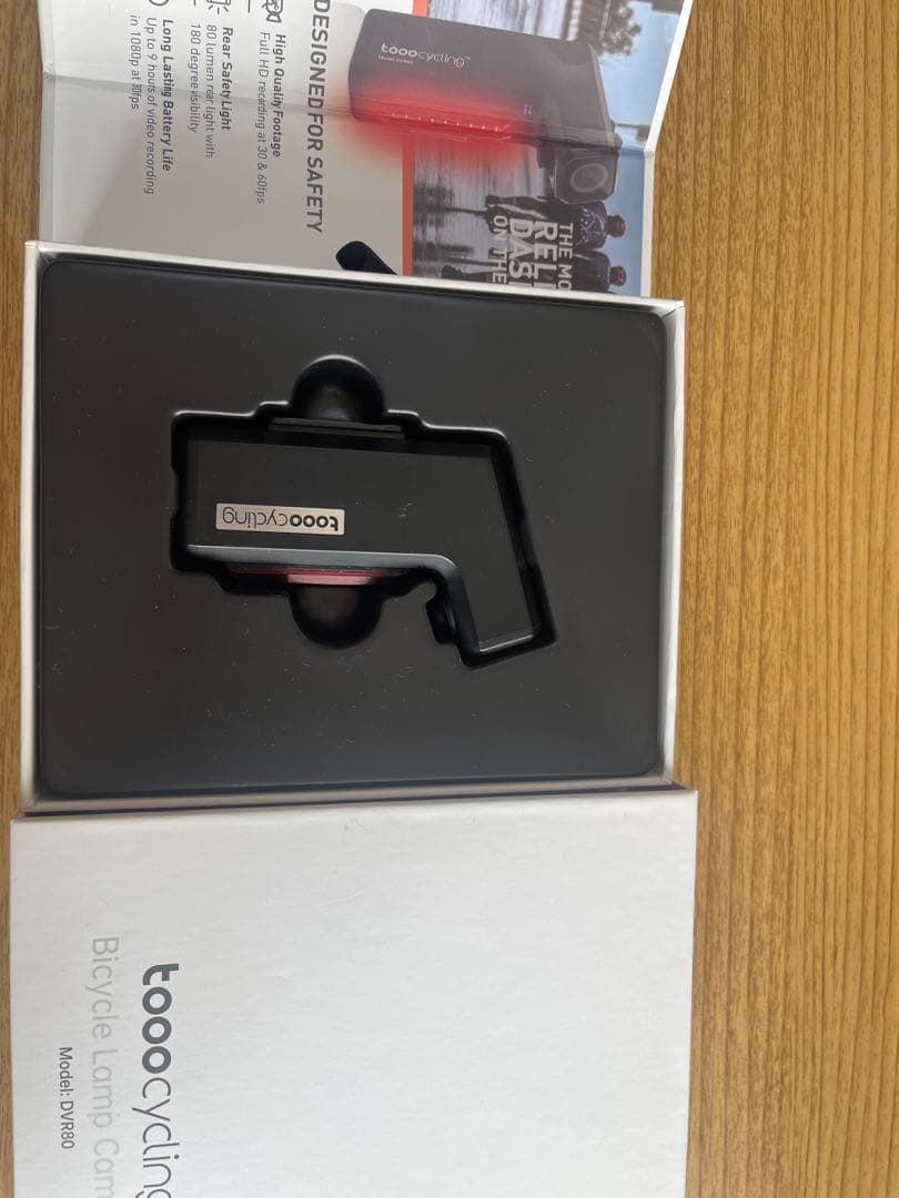 tooo cycling DVR80 自転車用ランプカメラ