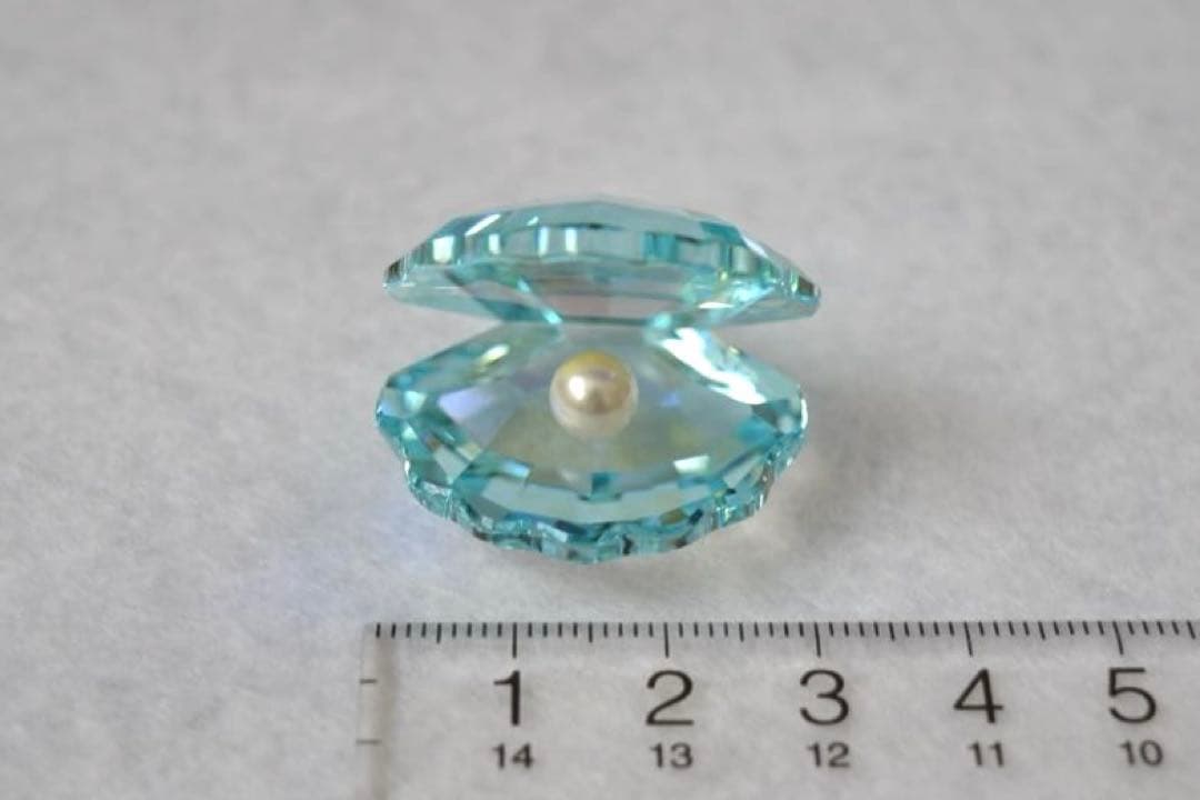 SWAROVSKI スワロフスキー シェル パール ブルー