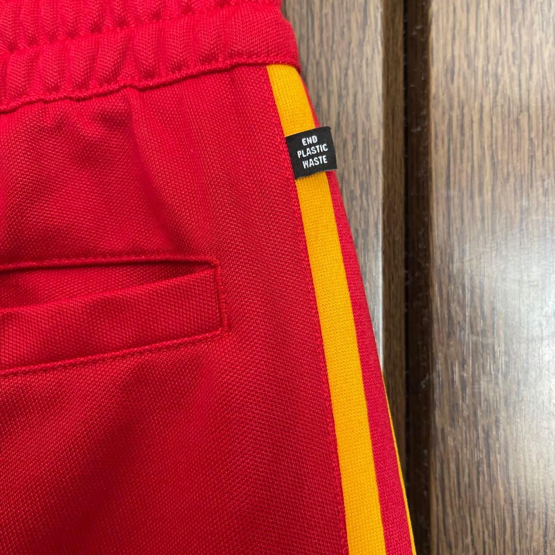 adidas トレフォイルロゴ　レッド トレーニングパンツ