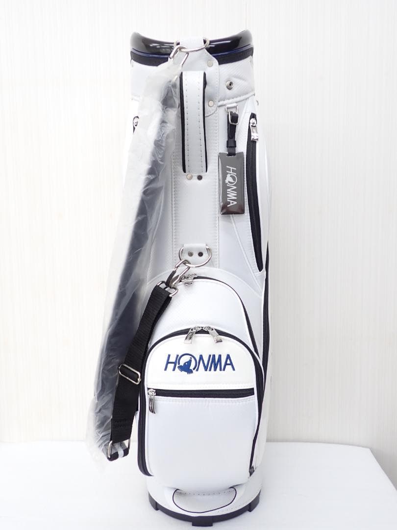 未使用 保管品 HONMA 本間ゴルフ 5分割　エナメル調　キャディバッグ　a