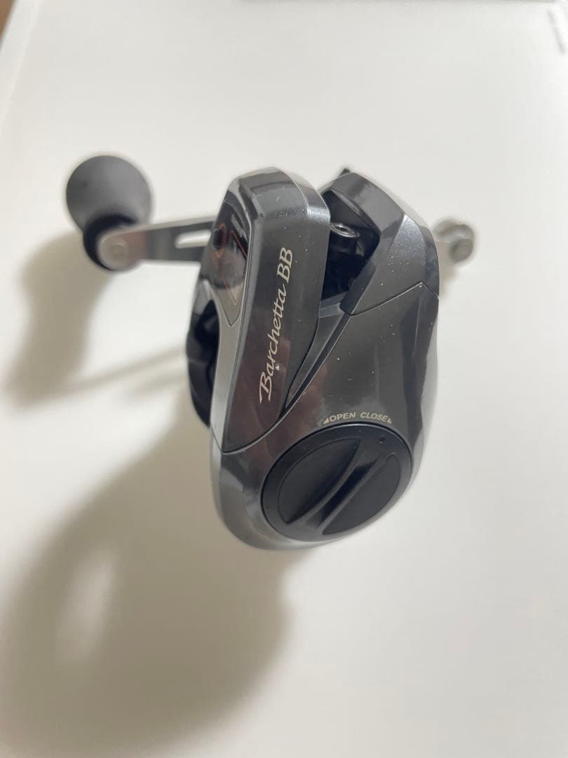 14バルケッタBB 301HG ベイトリール グレー