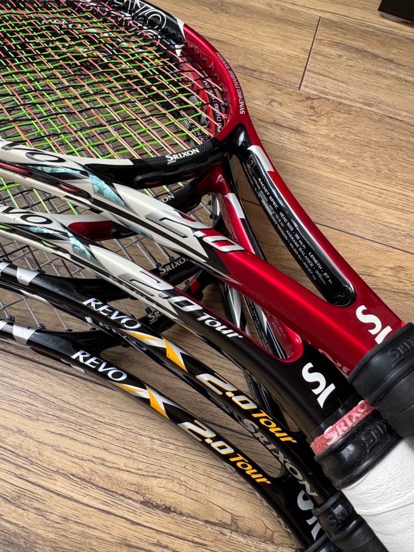 DUNLOP SRIXON 歴代テニスラケットまとめ売り