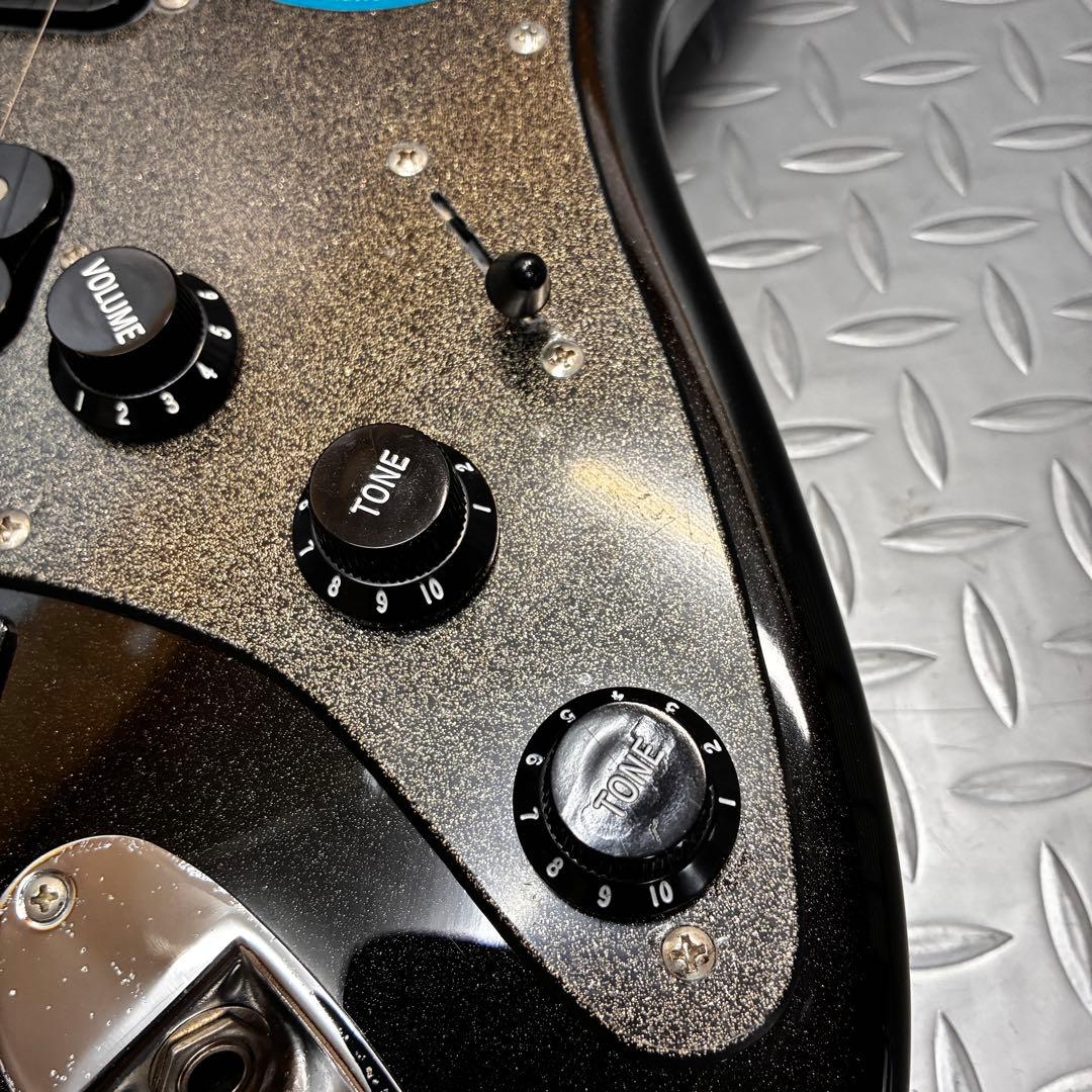 【廃盤カラー】Squier Affinity ブラックグレーメタリック ラメ塗装