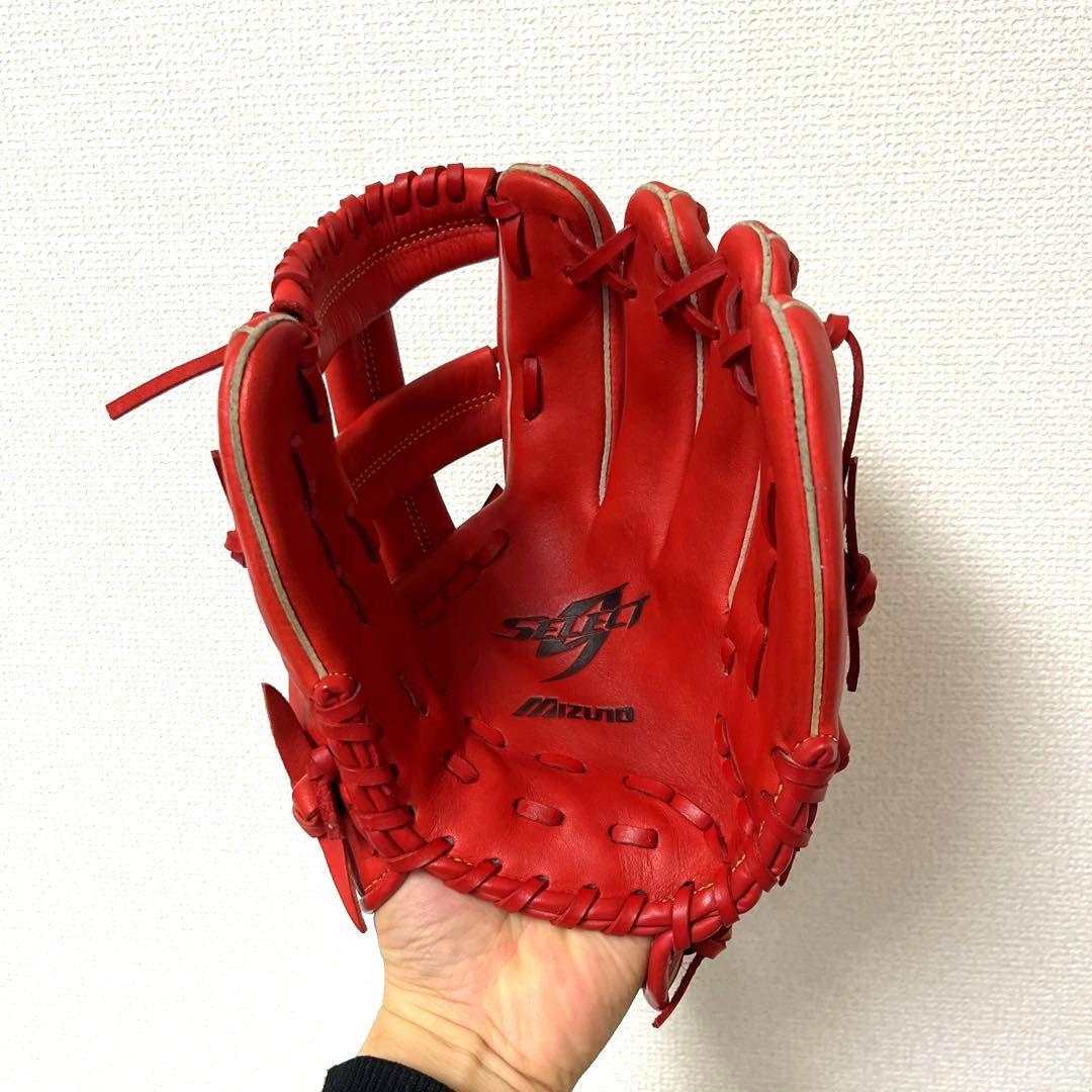 843 ミズノ 即戦力 極美品 軟式 少年内野手用グローブ
