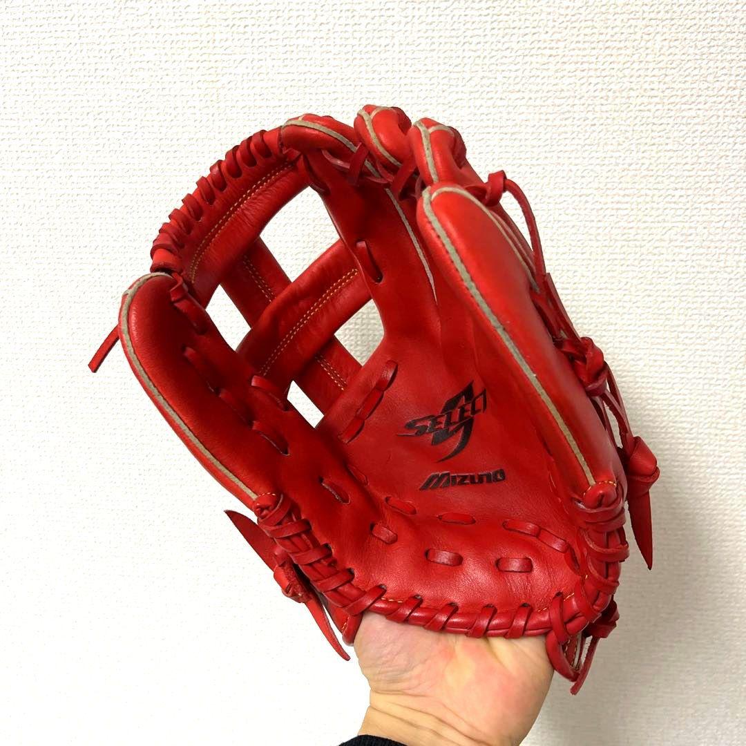 843 ミズノ 即戦力 極美品 軟式 少年内野手用グローブ