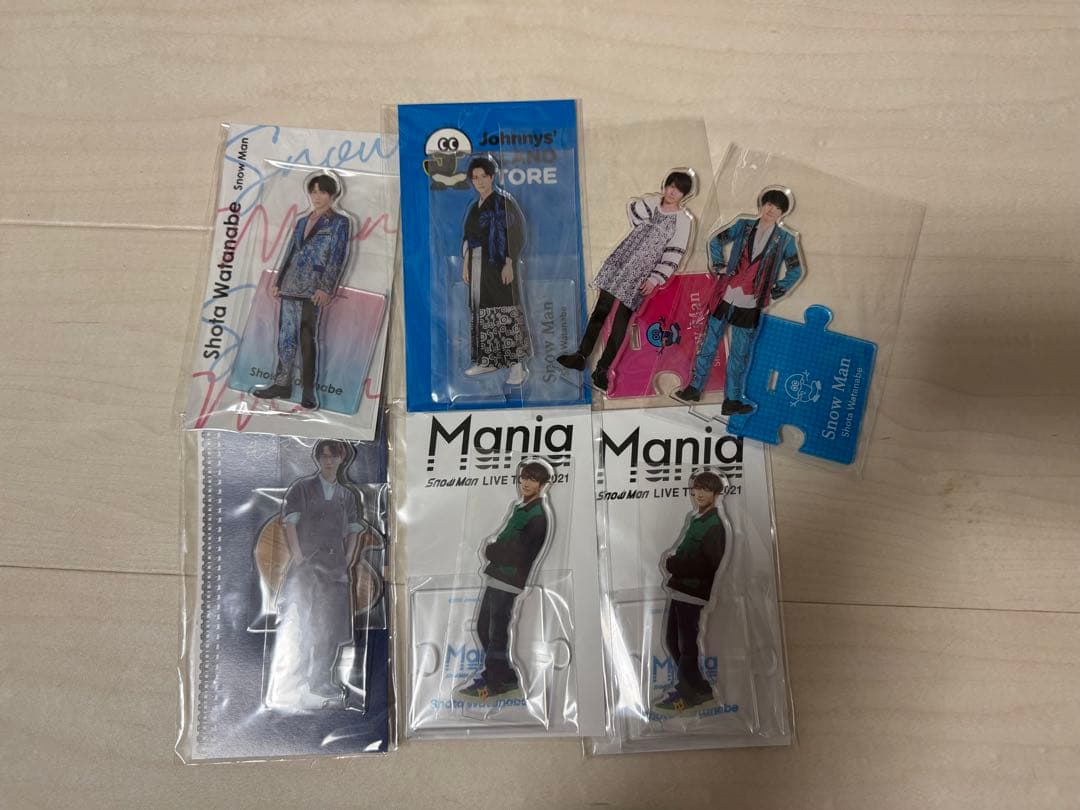  Man グッズ セット 渡辺翔太 ペンライトCD フォト アクスタ