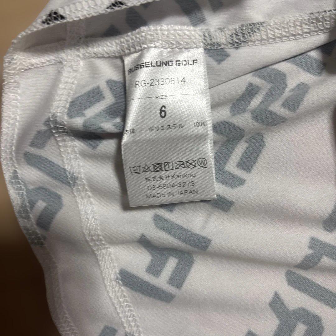 ★新品★ RUSSELUNO GOLF ハイネックシャツ ホワイト LL