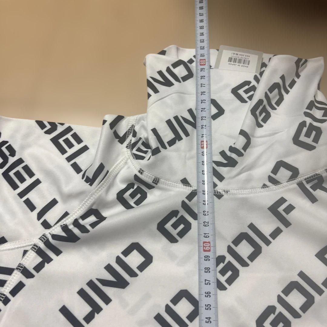 ★新品★ RUSSELUNO GOLF ハイネックシャツ ホワイト LL