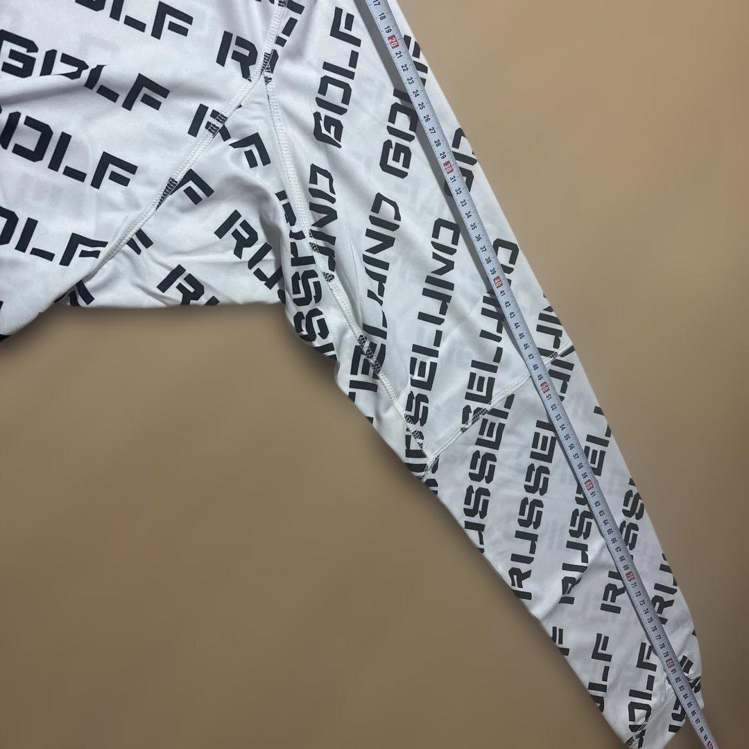 ★新品★ RUSSELUNO GOLF ハイネックシャツ ホワイト LL