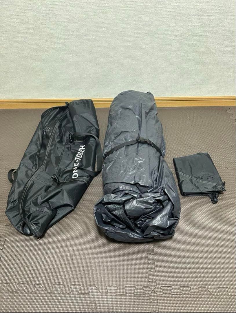 べへ【美品】DOD ワンタッチテント ブラック
