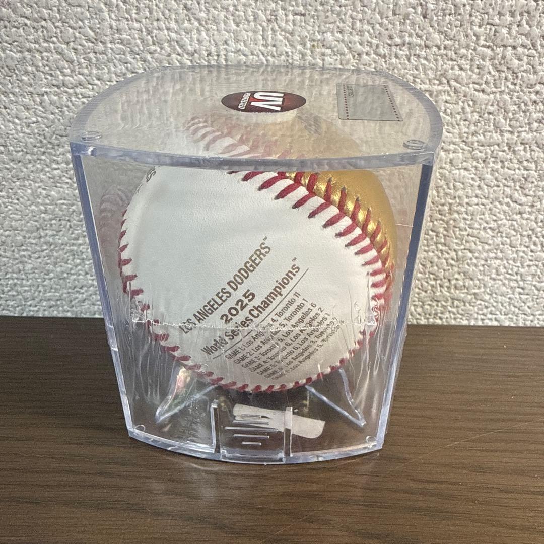 MLB公式 2025 ロサンゼルス・ドジャース チャンピオン記念ボール,ゴールド