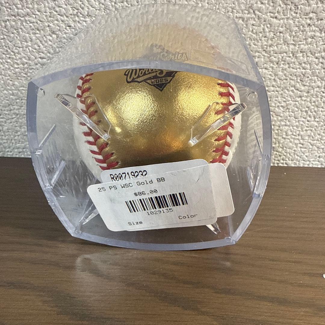MLB公式 2025 ロサンゼルス・ドジャース チャンピオン記念ボール,ゴールド