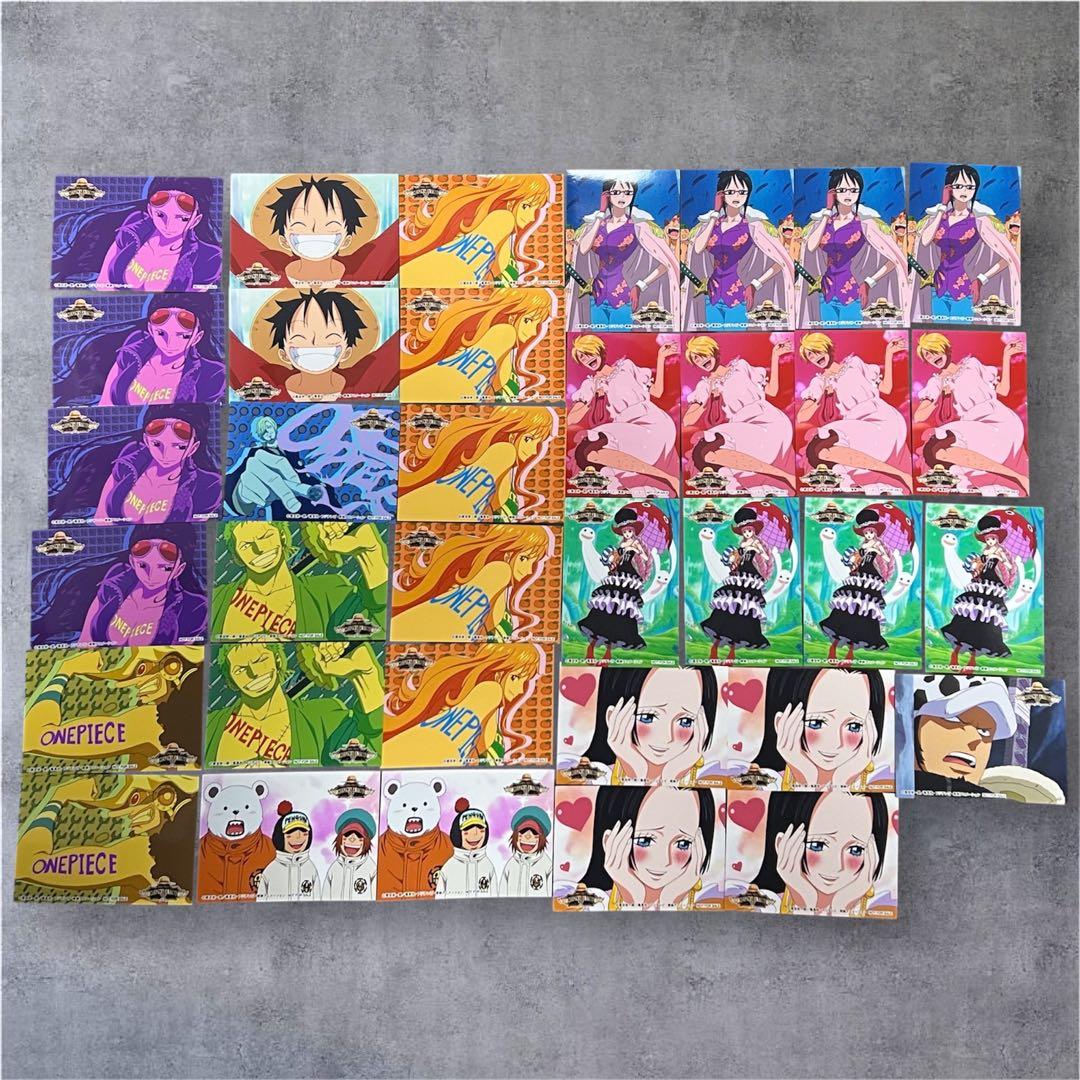 【麦わらストア限定・非売品】ワンピース ブロマイド １２種全３５枚セット