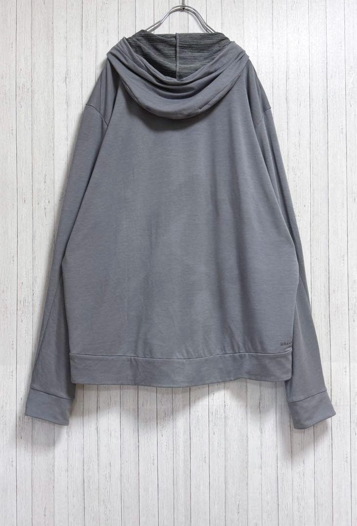 NIKE　ナイキ　パーカー ジップアップ　グレー　ビッグシルエット　XL