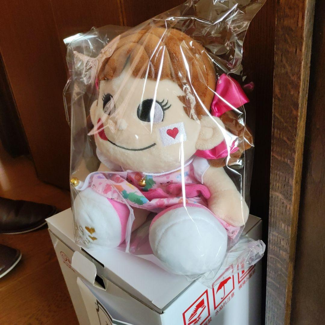 ぺコちゃん ぬいぐるみ ピンク 未開封