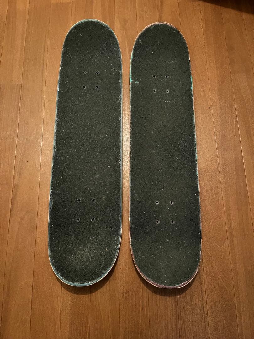evisen skateboard (8inch) 使用済みデッキ２枚