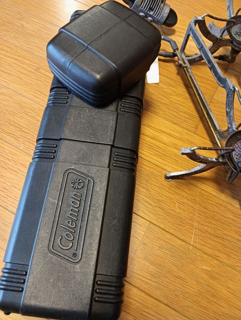 コールマン　powermaxツーバーナーと　使いかけのカートリッジ３本