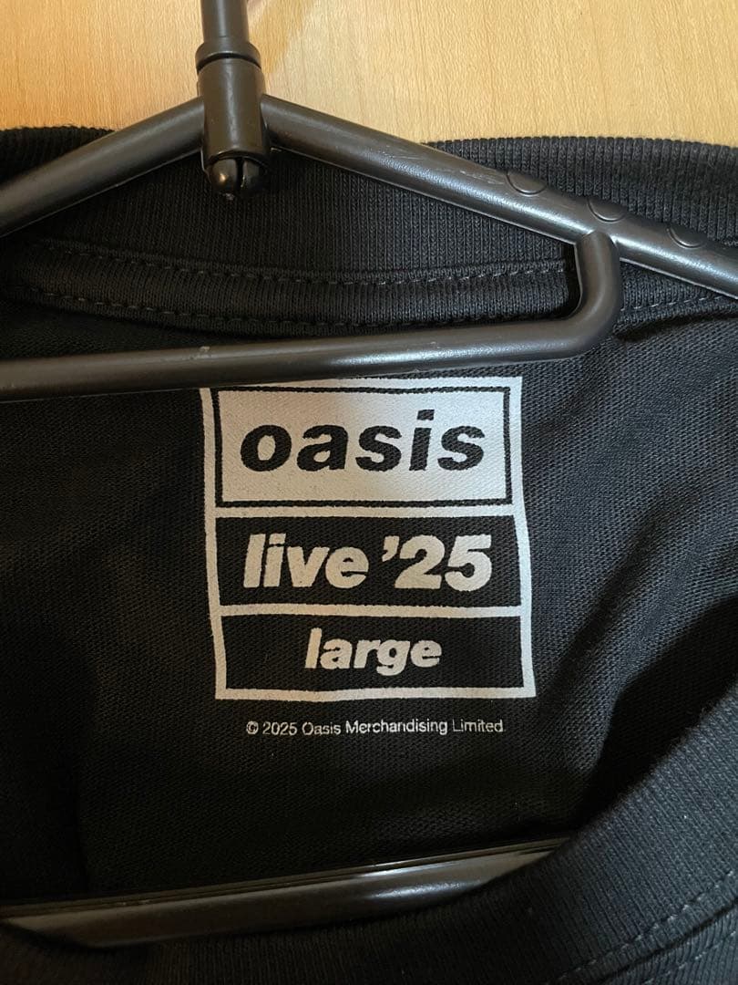 oasis live '25 Tシャツ