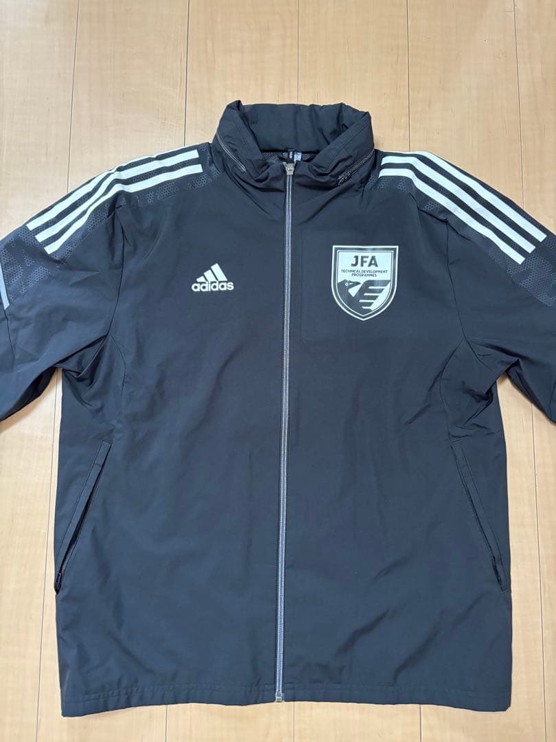 adidas JFA ブラックジャージセット上下