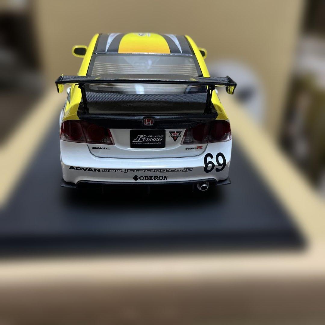 one model J’sRACING シビックタイプR FD2 1/18