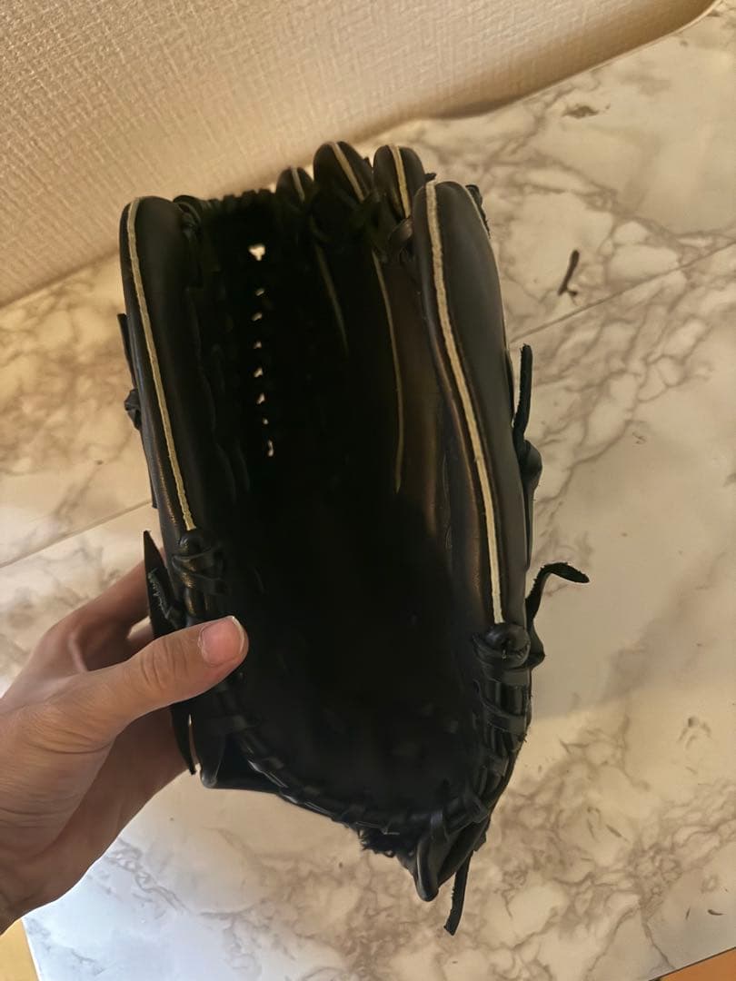 Mizuno ブラックレザー 野球用グローブ
