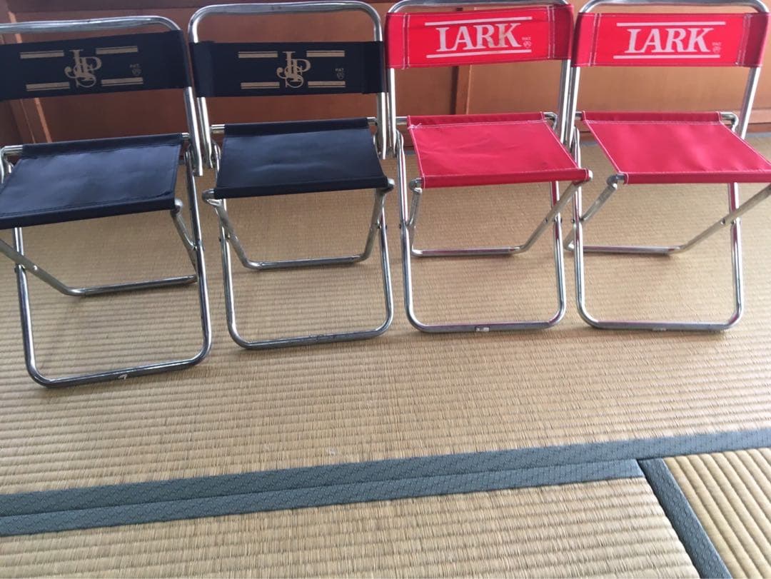 LARK・ジョン・プレイヤー・スペシャル　折りたたみ椅子　レトロ　レジャーイス