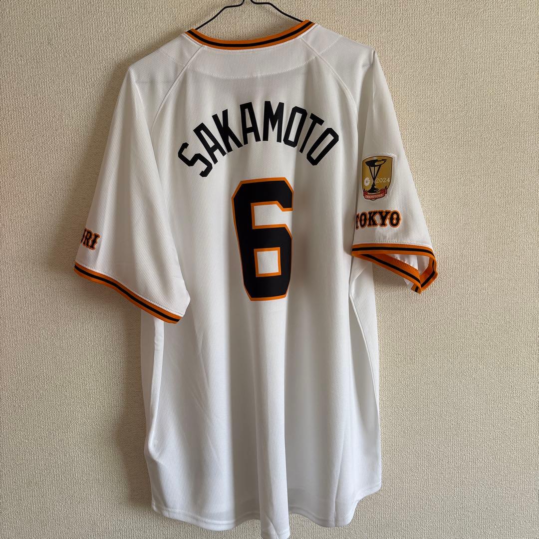 坂本勇人　ユニフォーム　2024エンブレム付　XL