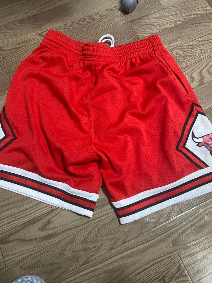 MITCHELL & NESS シカゴブルズ　バスケットパンツ　Lサイズ