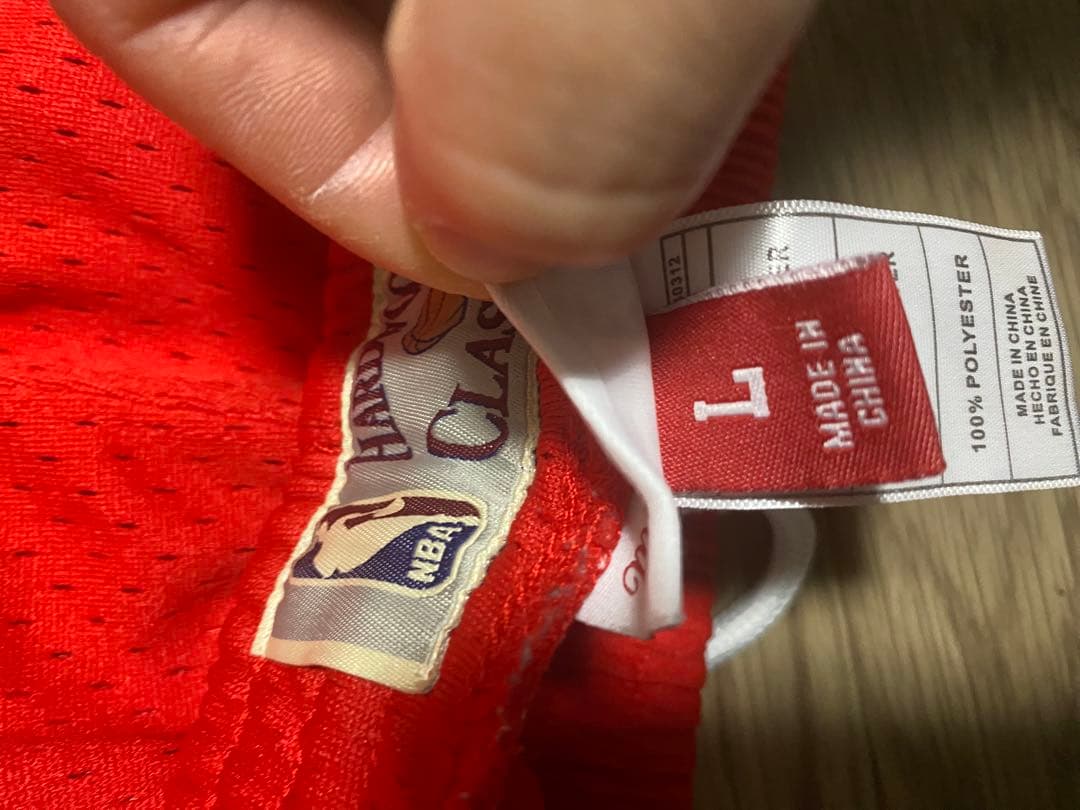 MITCHELL & NESS シカゴブルズ　バスケットパンツ　Lサイズ