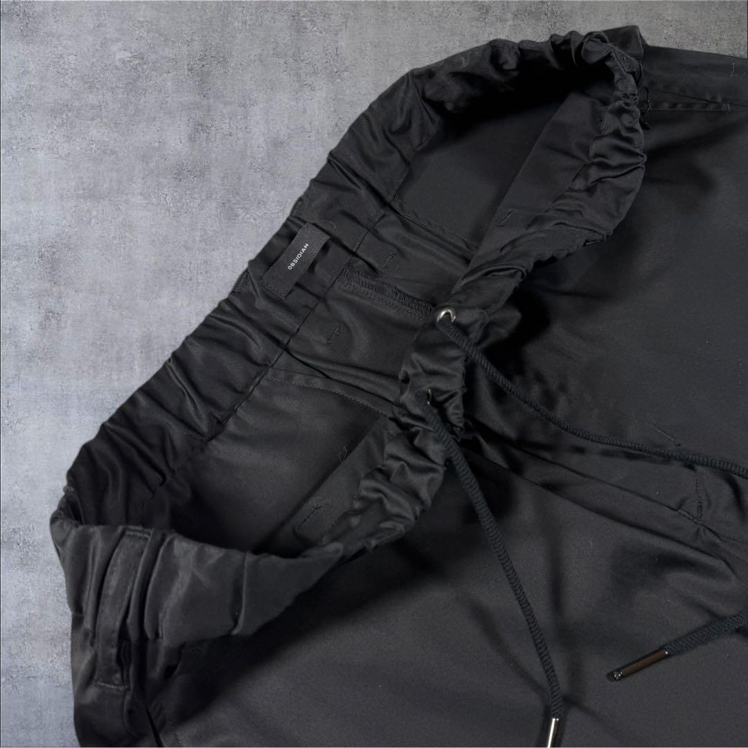 新品 OBSIDIAN GOLF オブシディアン サテン ストレッチ パンツXL