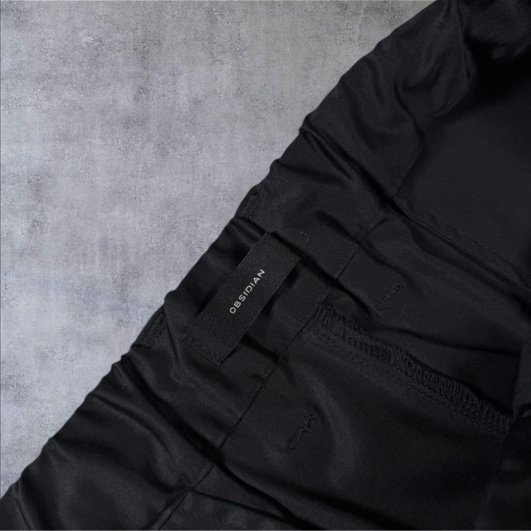 新品 OBSIDIAN GOLF オブシディアン サテン ストレッチ パンツXL