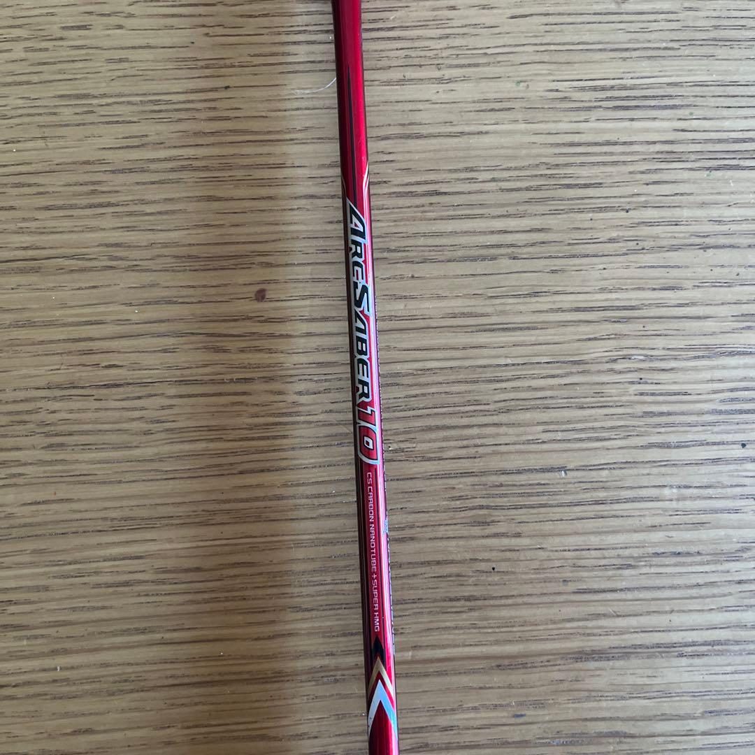 YONEX ARC SABER 10 レッド バドミントンラケット　3UG5