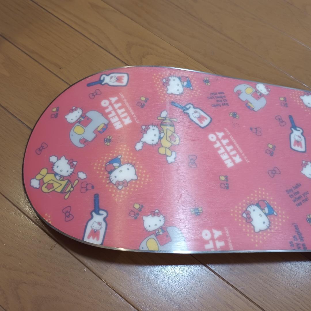 【送料込み】HELLO KITTY スノーボード　ハローキティ 110cm 中古