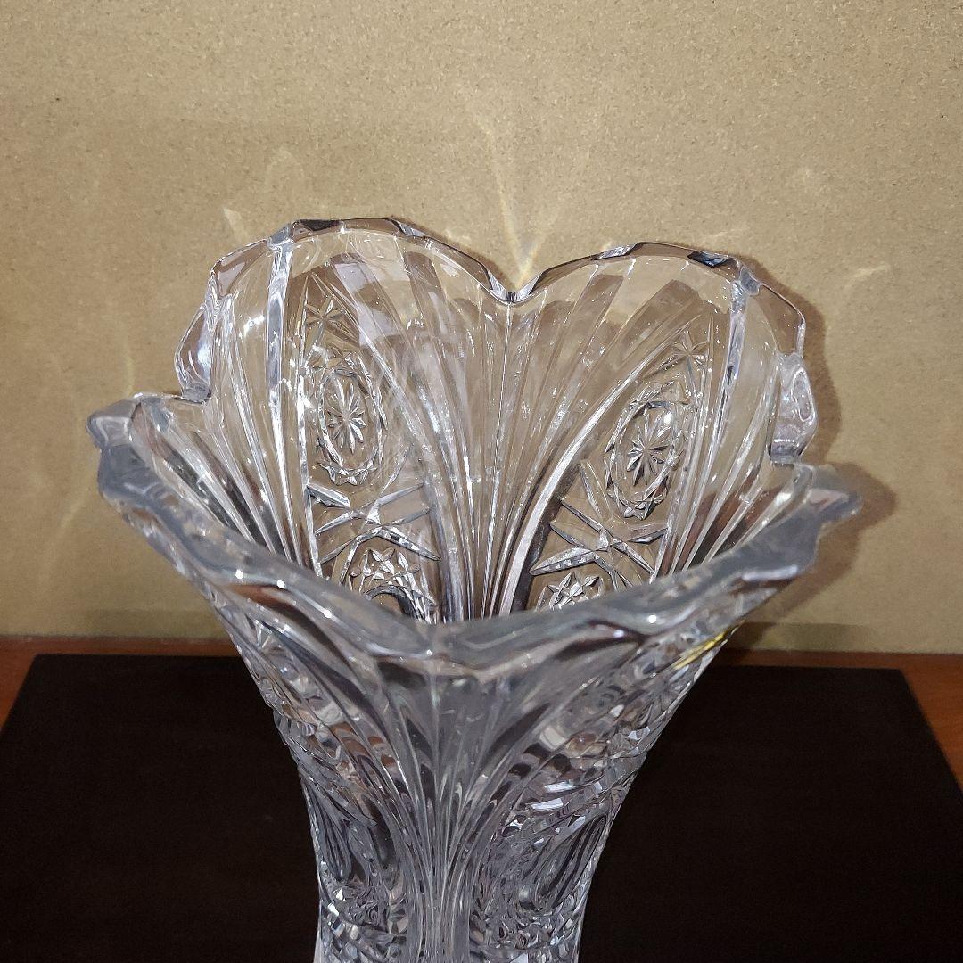 クリスタル花瓶（ノリタケ品）