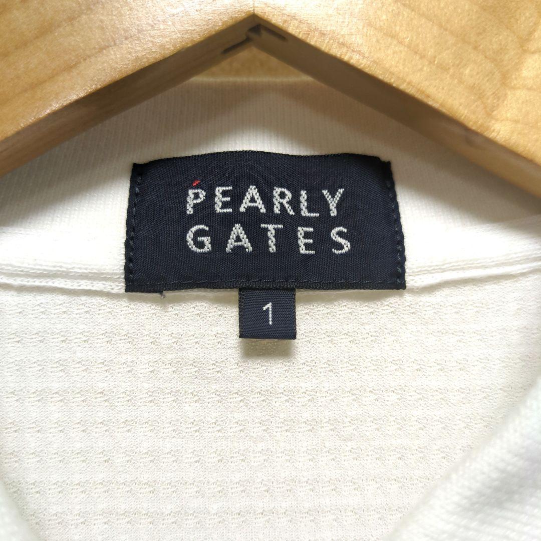 PEARLYGATES パーリーゲイツ 半袖 ポロシャツ シアサッカー 白 M