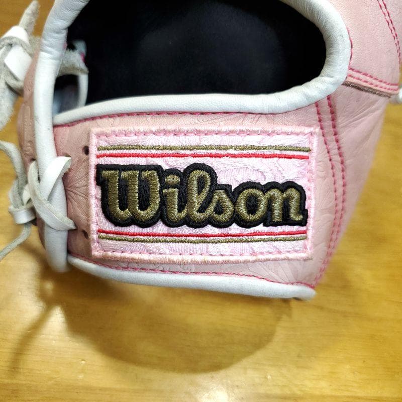 ウイルソン 限定 花柄レザー ベクサム Wilson 内野用 軟式グローブ