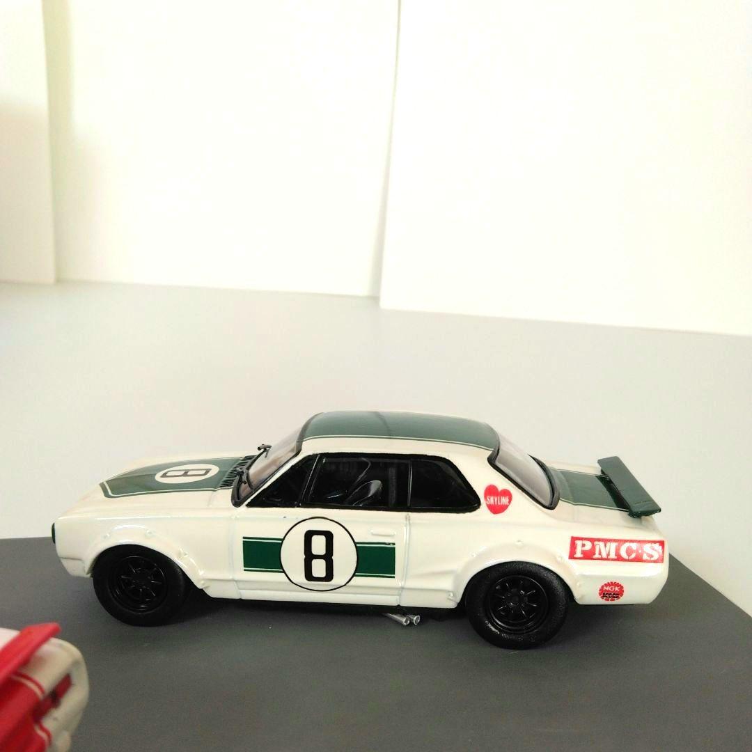 京商Skyline 2000GT-R Racing 1/43ミニカー2台セット