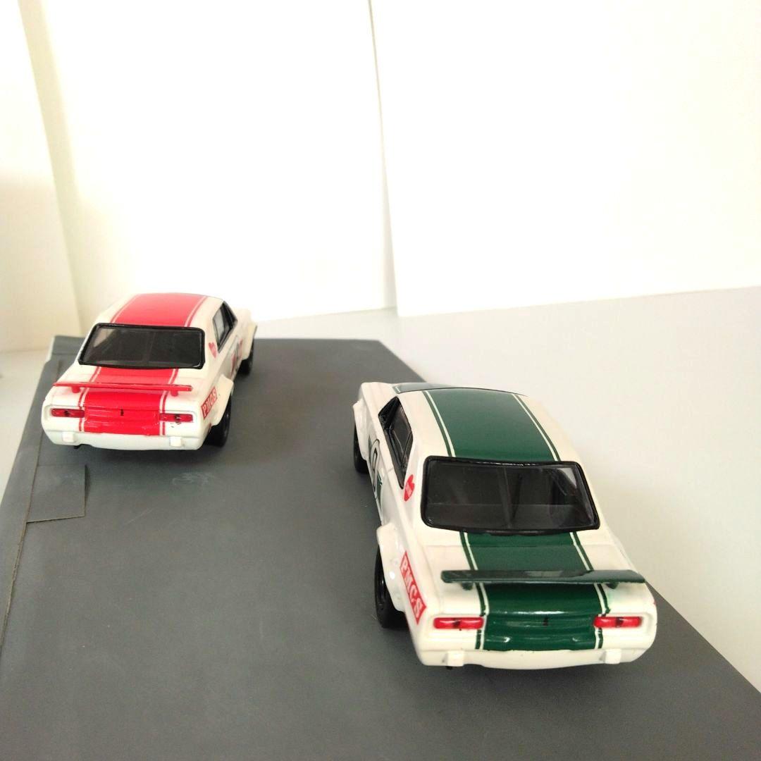京商Skyline 2000GT-R Racing 1/43ミニカー2台セット