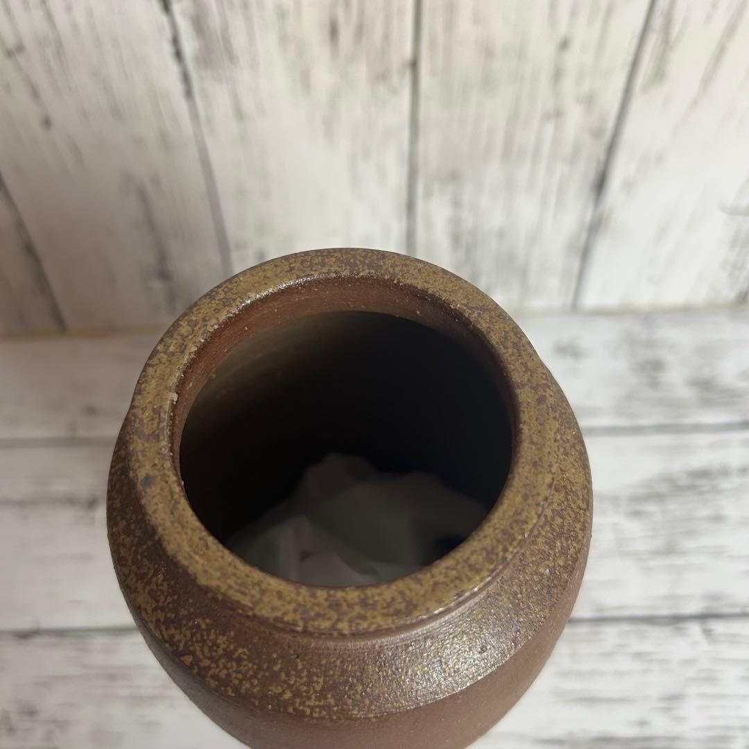 備前焼 花入 花瓶 陶器 花器 在銘 木箱付き 茶道具 インテリア 和風