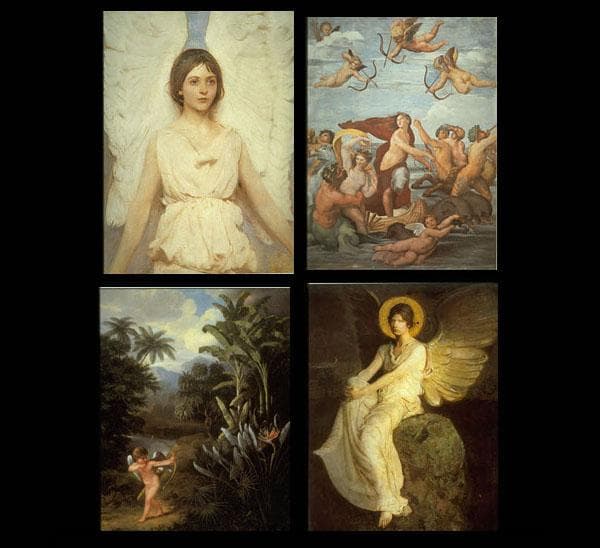 PA15【天使イメージ絵画集】フリーCD素材100点