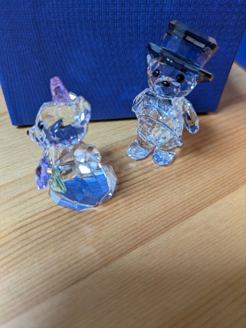 置物 Swarovski Kris Bears You and I